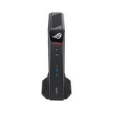 ASUS ROG NUC 16 vertical orientation, three-quarter view