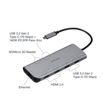 Targus EcoSmart Mobile Dock DOCK403GL-92 - Ports