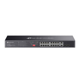 TP-Link Omada DS1018GMP 18-Port Gigabit unmanaged rackmount PoE+ switch front view
