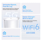 TP-Link Deco X80-5G 5G Whole Home Wi-Fi 6 Gateway — product view 3