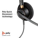 HP Poly EncorePro 520 QD Stereo Noise Cancelling Headset