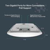 TP-Link Festa F54 AC1750 Wireless MU-MIMO Gigabit Ceiling Mount WiFi 5 Access Point — product view 6