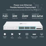 TP-Link Festa FS328GP 28-Port Gigabit Smart Switch with 24-Port PoE+ — product view 7