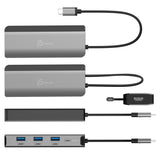 J5Create JCD362 Flexible Ports USB-C 4K144 HDMI Hub - Slim 8 in 1