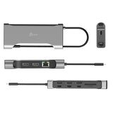 J5Create JCD367 Flexible Ports USB-C Dual 4K60 HDMI Hub - Pro 12-in-1