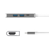J5Create JCD371 USB-C to HDMI & USB 3.1 2-Port with Power Delivery