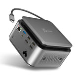 J5Create JCDP4140 Dual 4K Powerbase Docking Station with Cable Management