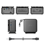J5Create JCDP4140 Dual 4K Powerbase Docking Station with Cable Management