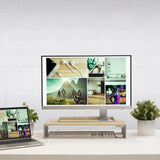 J5Create JCT425 Wood Monitor Stand with Docking Station