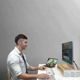 J5Create JCT425 Wood Monitor Stand with Docking Station