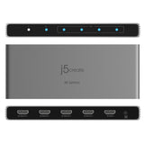 J5Create JDSH814 8K HDMI 2.1 4-Way Splitter