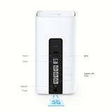 TP-Link NX510v 5G AX3000 Wi-Fi6 Telephony Router — product view 2