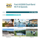 TP-Link Omada EAP650-Outdoor providing outdoor Wi-Fi 6 coverage