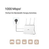 TP-Link TL-PA7017P KIT AV1000 Gigabit Passthrough Powerline Starter Kit — product view 2