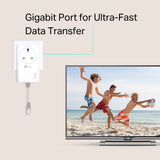 TP-Link TL-PA7017P KIT AV1000 Gigabit Passthrough Powerline Starter Kit — product view 3