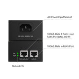POE380S PoE++ injector in use