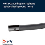 HP Poly Blackwire 5210 Monaural w/3.5mm,USB-C&A Headset