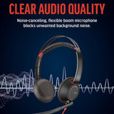 HP Poly Blackwire 5220 Stereo w/3.5mm,USB-C&A Headset