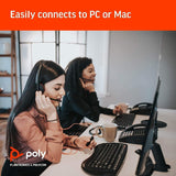 HP Poly Blackwire 3215 Monaural w/3.5mm,USB-C&A Headset