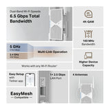 TP-Link RE405BE BE6500 Dual-Band Wi-Fi 7 Range Extender — product view 5