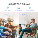 TP-Link RE705X AX3000 Mesh WiFi 6 Extender — product view 4