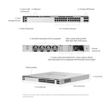 TP-Link Omada Pro 24-Port 2.5G Stackable L3 Managed Switch with 4 25G Slots (S6500-24M4Y) - product view 6