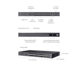 TP-Link Omada Campus 24-Port SFP Stackable Lite L3 Managed Switch with 4× 10G Slots (SG5428XF) - product view 6
