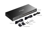 TP-Link Omada Campus 24-Port SFP Stackable Lite L3 Managed Switch with 4× 10G Slots (SG5428XF) - product view 7