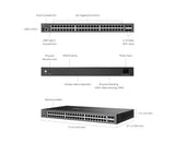 TP-Link Omada 48-Port Gigabit Stackable Lite L3 Managed Switch with 4× 10G Slots (SG5452X) - product view 6