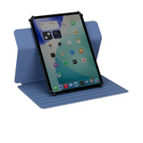 Targus SafeFit Universal Rotating Tablet Case THZ99702GL-50 Blue - In Use Rotated