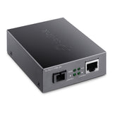 TP-Link Omada 10/100 Mbps WDM Media Converter with 1-Port PoE, 20 km (TL-FC111PB-20) - product view 2