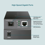 TP-Link Omada Gigabit WDM Media Converter 20 km, 1550 nm TX / 1310 nm RX (TL-FC311A-20) - product view 5