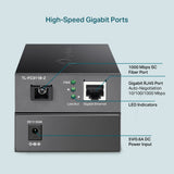 TP-Link Omada Gigabit WDM Media Converter 2 km, 1310 nm TX / 1550 nm RX (TL-FC311B-2) - product view 5