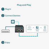 TL-POE170S powering a network device
