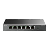 TP-Link TL-SF1006P 6-Port 10/100Mbps desktop PoE+ switch front view