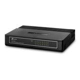 TP-Link TL-SF1016D 16-Port 10/100Mbps Desktop Switch angled view