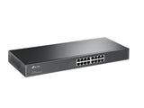 TP-Link TL-SF1016 16-Port 10/100Mbps Rackmount Switch angled view