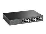 TP-Link TL-SF1024D 24-Port 10/100Mbps Desktop/Rackmount Switch angled view