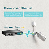 TP-Link Omada TL-SG1008P port view