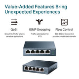 TP-Link TL-SG105 side view