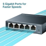 TP-Link TL-SG105 in use on a desk