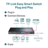 TP-Link TL-SG1218MPE VLAN and QoS management