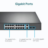 TP-Link Omada TL-SG1218MP Gigabit ports and combo SFP slots
