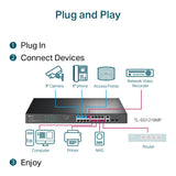 TP-Link Omada TL-SG1218MP plug and play unmanaged operation
