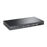 TP-Link JetStream TL-SG3428X-UPS rear view with battery input