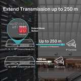 TP-Link TL-SL1218P PoE+ switch deployment view