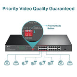 TP-Link TL-SL1218P PoE+ switch feature detail