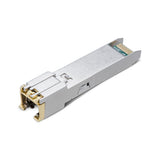 TL-SM5310-T SFP+ module fitted in a switch port