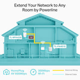 TP-Link TL-WPA4220 KIT 300Mbps AV600 Wi-Fi Powerline Extender Starter Kit — product view 4