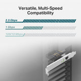 TP-Link TX201 2.5 Gigabit PCIe Network Adapter — product view 6